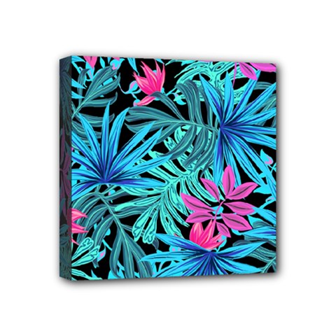Leaves  Mini Canvas 4  X 4  (stretched) by Sobalvarro