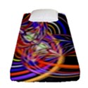 Multicolor Multi Color Circles Fitted Sheet (Single Size) View1