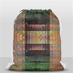 Fractal Design Pattern Decorative Drawstring Bag (small) by Pakrebo