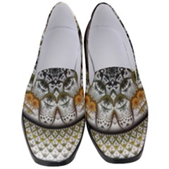Medallion Fractal Digital Art Women s Classic Loafer Heels by Pakrebo
