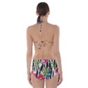 Seamless Flower Patterns Vector 01 Cut-Out One Piece Swimsuit View2