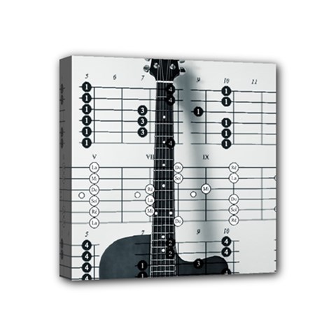 Guitar Chords Guitar Chords Chord Mini Canvas 4  X 4  (stretched) by Pakrebo