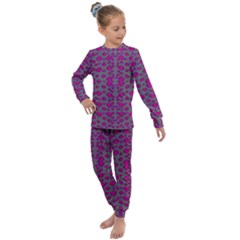 Roses So Beautiful Just For Love From Sky Kids  Long Sleeve Set  by pepitasart