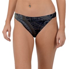 Fractal Spikes Gears Abstract Band Bikini Bottom by Pakrebo