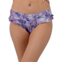 Americana Abstract Graphic Mosaic Frill Bikini Bottom View1