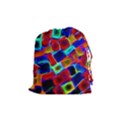 Neon Glow Glowing Light Design Drawstring Pouch (Medium) View1