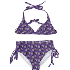 Daisy Purple Kids  Classic Bikini Set by snowwhitegirl