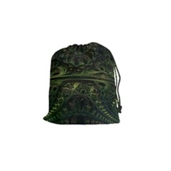 Background Alien Render 3d Fantasy Drawstring Pouch (small) by Pakrebo