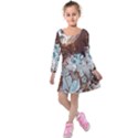 Paint Acrylic Paint Art Colorful Kids  Long Sleeve Velvet Dress View1