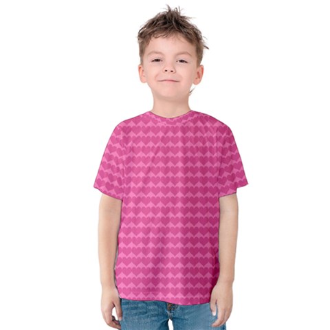 Abstract Background Card Decoration Pink Kids  Cotton Tee by Pakrebo
