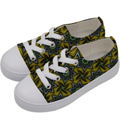 Seamless Wallpaper Digital Art Kids  Low Top Canvas Sneakers by Pakrebo