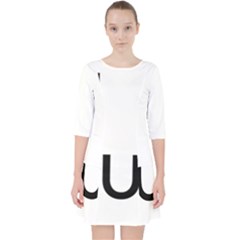 Uh Duh Pocket Dress by FattysMerch