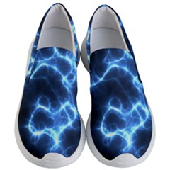 Electricity Blue Brightness Women s Lightweight Slip Ons by HermanTelo