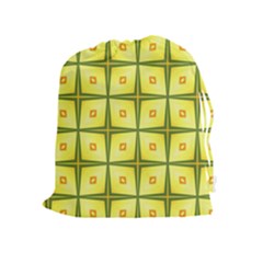 Background Pattern Gold Drawstring Pouch (xl) by Bajindul