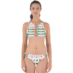 Christmas Bunting Banners Tasse Perfectly Cut Out Bikini Set by Bajindul