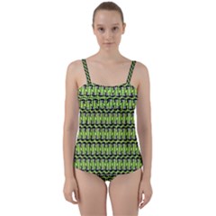 Guitars Musical Instruments Twist Front Tankini Set by Bajindul