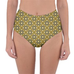 Digital Art Art Artwork Abstract Texture Reversible High-waist Bikini Bottoms by Pakrebo