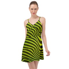 Wave Green Summer Time Chiffon Dress by HermanTelo
