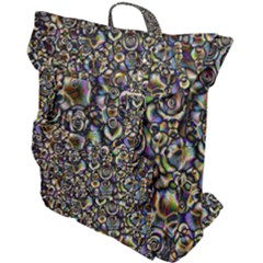 Circle Plasma Artistically Abstract Buckle Up Backpack by Bajindul