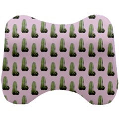 Cactus Pink Pattern Head Support Cushion by snowwhitegirl
