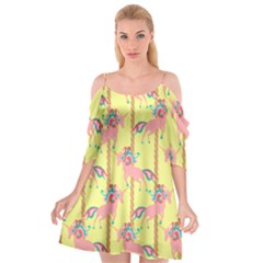 Unicorn Carousel Cutout Spaghetti Strap Chiffon Dress by VeataAtticus