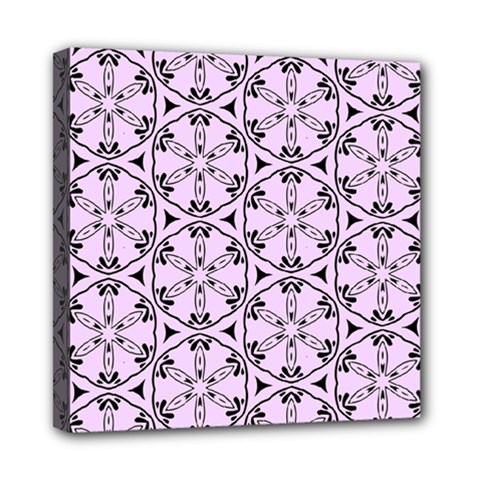 Texture Tissue Seamless Flower Mini Canvas 8  X 8  (stretched) by HermanTelo