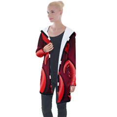 Cells All Over  Longline Hooded Cardigan by shawnstestimony