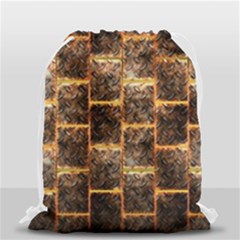 Wallpaper Iron Drawstring Bag (small) by HermanTelo