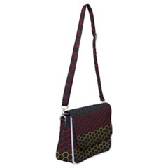 Germany Flag Hexagon Shoulder Bag With Back Zipper by HermanTelo
