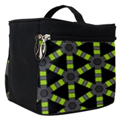 Backgrounds Green Grey Lines Make Up Travel Bag (small) by HermanTelo