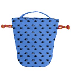 Blue Eyes Drawstring Bucket Bag by snowwhitegirl