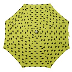 Yellow Eyes Straight Umbrellas by snowwhitegirl