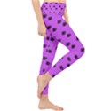 Purple Eyes Lightweight Velour Classic Yoga Leggings View4