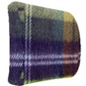 Yellow Plaid Flannel Back Support Cushion View2