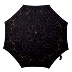 Abstract Animated Ornament Background Fractal Art Hook Handle Umbrellas (small) by Wegoenart