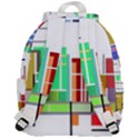 Business Finance Statistics Graphic Top Flap Backpack View3