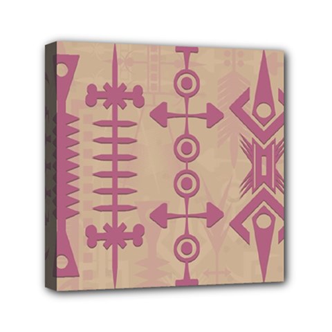Background Non Seamless Pattern Mini Canvas 6  X 6  (stretched) by Simbadda