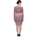 Background Non Seamless Pattern Top and Skirt Sets View2