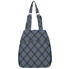 Pattern Design Shapes Center Zip Backpack by Simbadda