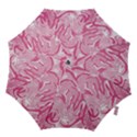 Marble Painting Texture Pattern Pink Hook Handle Umbrellas (Small) View1