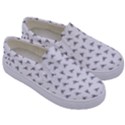 Cycling Motif Design Pattern Kids  Canvas Slip Ons View3