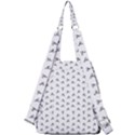 Cycling Motif Design Pattern Center Zip Backpack View2