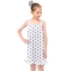 Cycling Motif Design Pattern Kids  Overall Dress by dflcprintsclothing