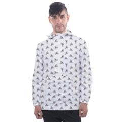 Cycling Motif Design Pattern Men s Front Pocket Pullover Windbreaker by dflcprintsclothing