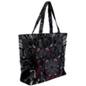Abstract Artwork Art Fractal Zip Up Canvas Bag View2