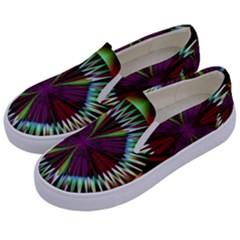 Artwork Fractal Allegory Art Kids  Canvas Slip Ons by Sudhe