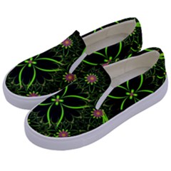 Artwork Fractal Allegory Art Kids  Canvas Slip Ons by Sudhe