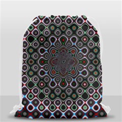 Digital Art Background Design Drawstring Bag (small) by Sudhe