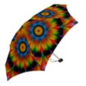 Abstract Digital Art Artwork Mini Folding Umbrellas View2