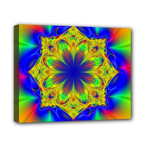 Digital Art Fractal Artwork Flower Canvas 10  X 8  (stretched) by Pakrebo